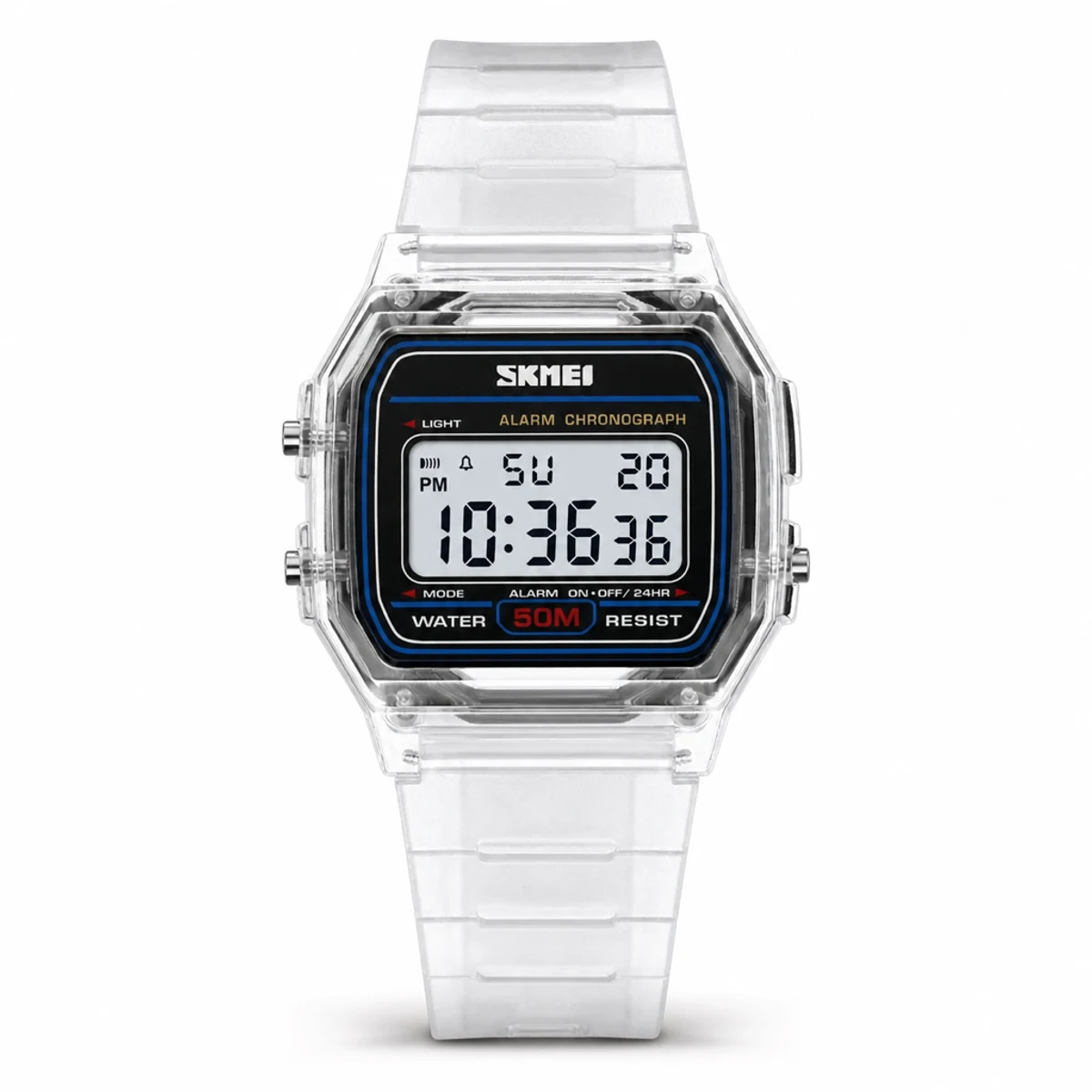 Transparent Digital Watch